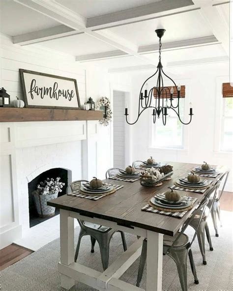 62 Farmhouse Dining Rooms And Zones To Get Inspired Digsdigs