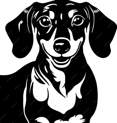 Premium Vector Dachshund Dog Face Isolated On A White Background Svg