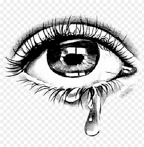 Dripping Drawing Eye Png Royalty Free Download Eye With Tears Png Image With Transparent