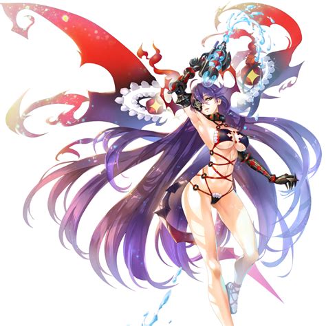 Yidhra Sacred Sword Princesses 1girl Arm Up Armpits Bikini Breasts Cleavage Closed Mouth