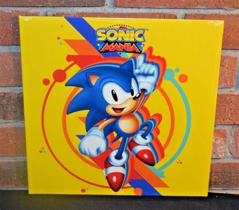 Sonic Mania Game Soundtrack Ltd 180g Trans Blue Vinyl Lp Gatefold