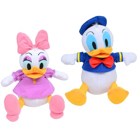Disney 28cm11 Sitting Pose Plush Soft Toy Donald Duck Or Daisy Duck