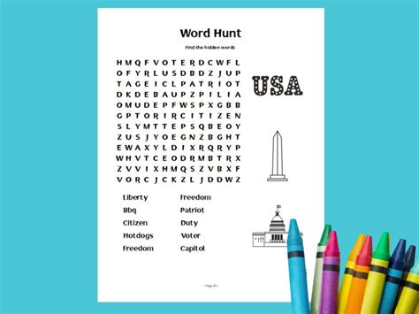 Custom Word Search Printable Activity 5 Variations Etsy