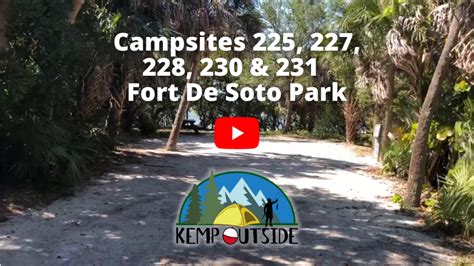 Fort De Soto Park Campsites 225 227 228 230 And 231 Kemp Outside