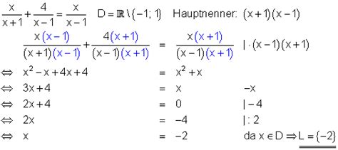 Wie löst man gleichungssysteme mit zwei variablen? Bruchgleichungen lösen • Mathe-Brinkmann