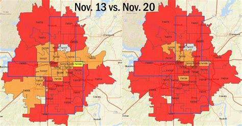 In The Red 35 Of 42 Tulsa County Zip Codes Have Severe And