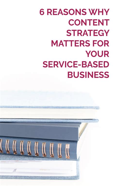 6 Reasons Why Content Strategy Matters To Your Service Based Business