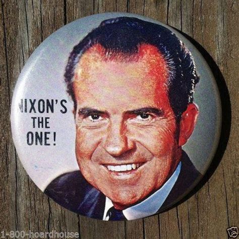 Original Nixons The One Political Campaign Pin Button Etsy Uk