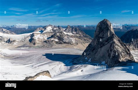 A View Of Bugaboo Spire And The Vowell Glacier Stock Photo Alamy