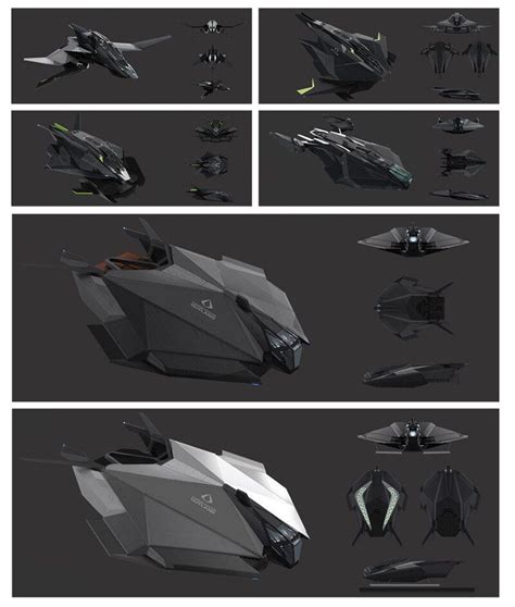 Artstation Consolidated Outland Nomad Sarah Mcculloch Spaceship
