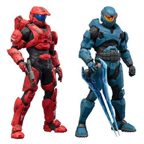 Red Vs Blue New Halo Mjolnir Deluxe Artfx 2 Pack Is Worthy