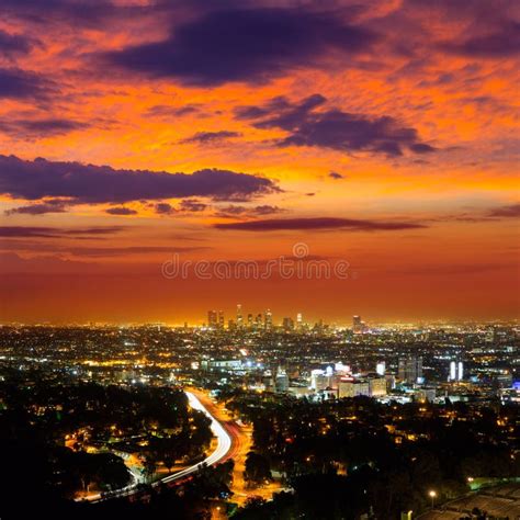 8904 Los Angeles Sunset View Stock Photos Free And Royalty Free Stock