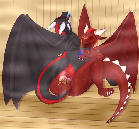 rule 34 absurd res anal bodily fluids damian5320 dragon duo furry genital fluids hi res male
