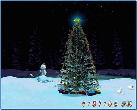 3d Screensaver Christmas Tree Download Screensaversbiz