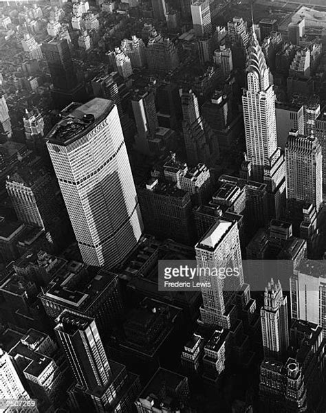 New York City Aerial Chrysler Building Photos And Premium High Res