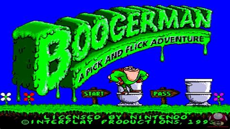 Intro Gameplay Boogerman A Pick And Flick Adventure Super Nintendo