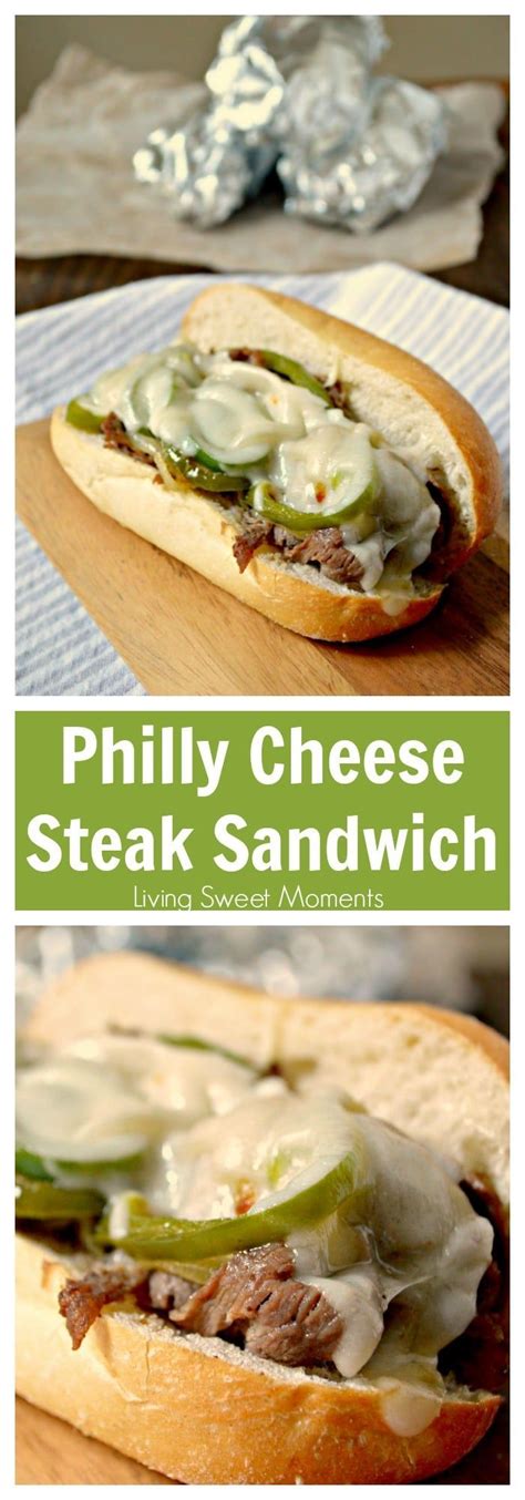1 pound flank steak pound american cheese pounds swiss cheese 3 green bell peppers 1 large white onion 2 italian sandwich roll 2 jalapeno (optional) method of preparation: Easy Philly Cheese Steak Sandwich | Recipe | Philly cheese ...