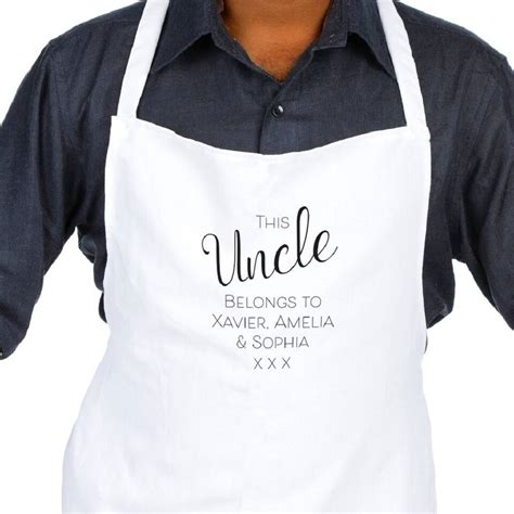 This Uncle Belongs To Personalised Apron By Sarah Hurley