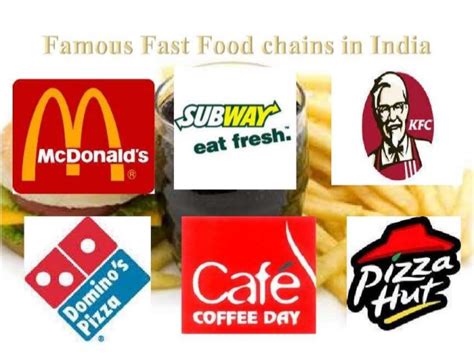 Fast food chains in india. growth of fast food in india