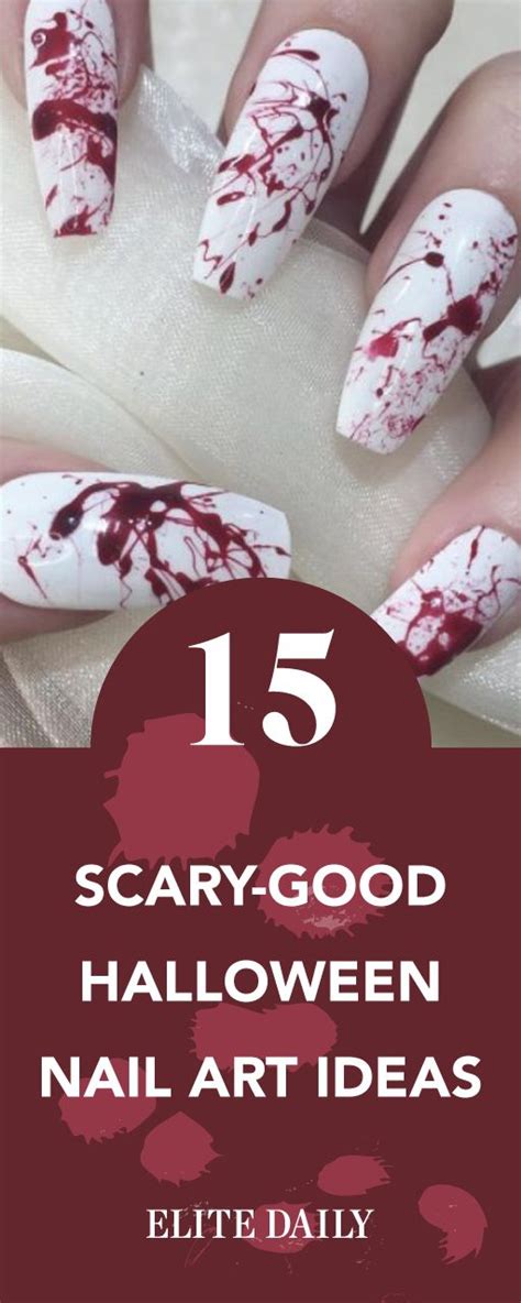 15 Scary Good Halloween Nail Art Ideas To Impress Your Coven Halloween