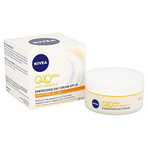 Nivea Q10 Plus Anti Wrinkle Energising Face Day Cream Spf 15 50 Ml