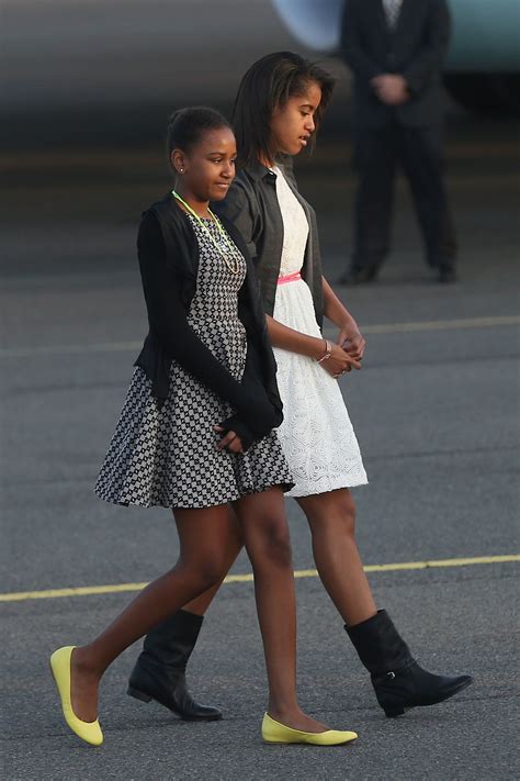Malia Obama Demonstrates How To Wear Florals In The Winter Michelle