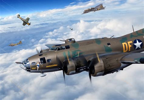 Download Warplane Aircraft Bomber Military Boeing B 17 Flying Fortress