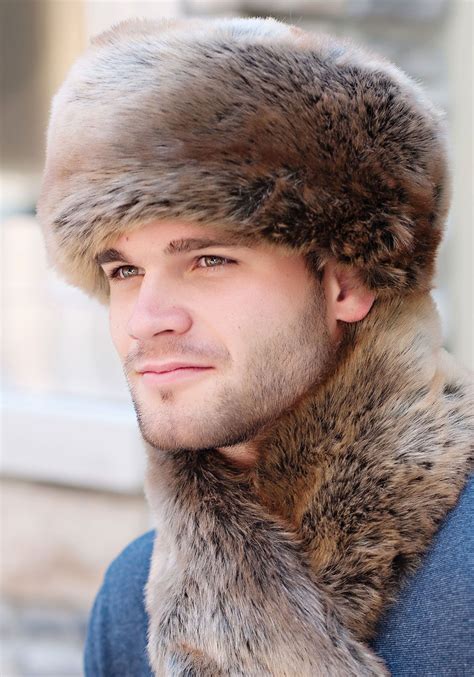 Mens Fur Hats Russian Style Hat Fur Hat Men Russian Men