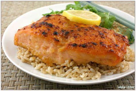 Kahakai Kitchen Miso Grilled Salmon With Brown Rice And A