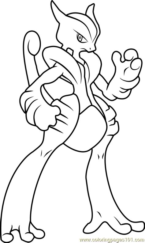 And really the only point was to draw them with big wide open kitty mouths so mission accomplished. Mewtwo Coloring Pages at GetColorings.com | Free printable ...