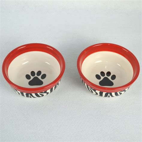 Double Ceramic Pet Bowl With Metal Rack Buy Ceramic Bowl Ceramic Dog
