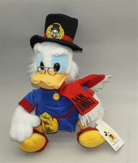 Vintage Walt Disney Scrooge Mcduck 15 Tall Plush Toy Unused With Tags