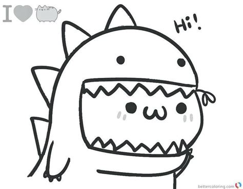 Get This Pusheen Coloring Pages Pdf And Have Fun With It