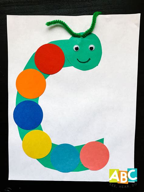 C Is For Caterpillar Toddler Arts And Crafts Letter A Crafts