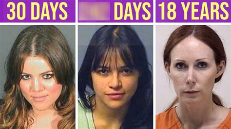 10 Female Celebs With The Longest Prison Sentences Youtube