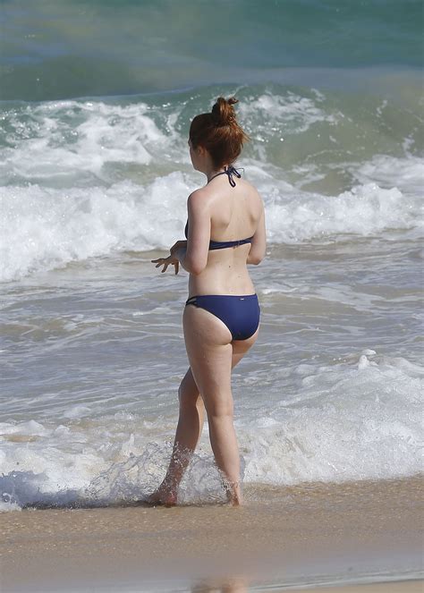 Harry Potter Celebrity Bonnie Wright Shows Off Her Bikini Body The Fappening