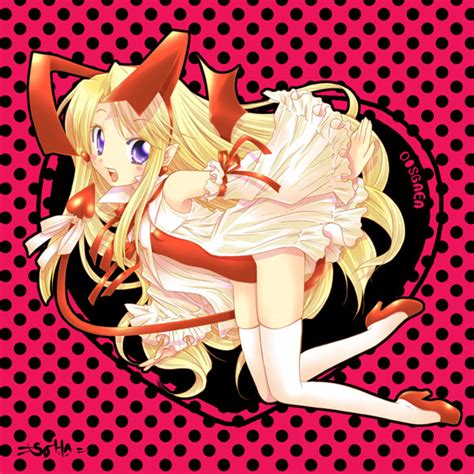 Safebooru Blonde Hair Blue Eyes Detached Sleeves Disgaea Fallen Angel