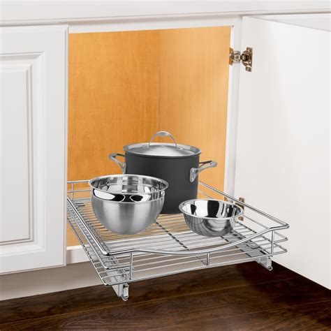 Kitchen cabinet drawer pull outs. Lynk Roll Out Cabinet Organizer - Pull Out Drawer - Under ...