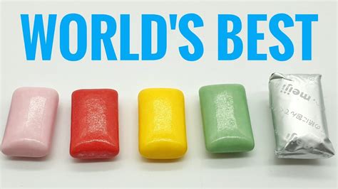 World S Best Bubble Gum Chewing Gum Worldwide Top 7 Youtube