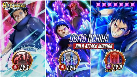 Obito Uchiha Solo Attack Mission All Ultimate Boosted Nxb Nv