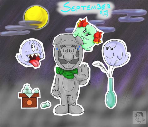Mario Calendar 2016 Set September By Dfkjr On Deviantart