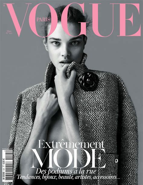 Vogue Paris March 2012 Cover Natalia Vodianova By Mert And Marcus