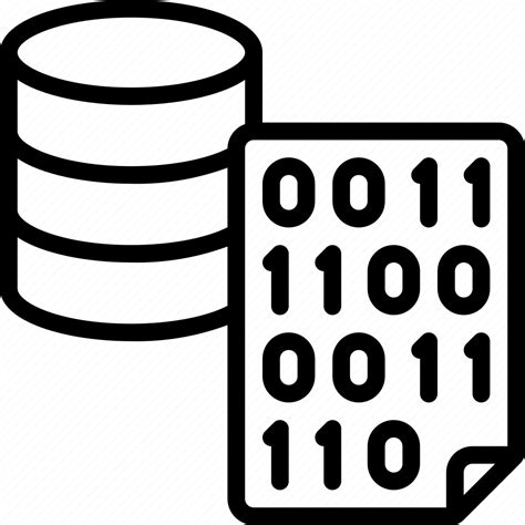 Binary File Data Storage Information Icon Download On Iconfinder