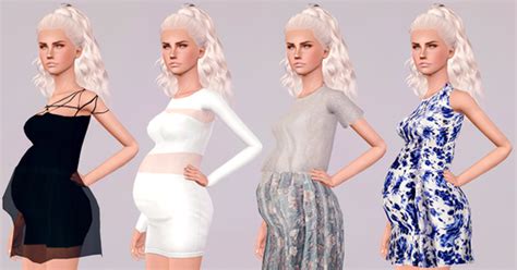 My Sims 3 Blog Maternity Enabled Dresses By Touchmypixels