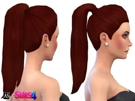 Alexandra Simblr High Fashion Thick Ponytail Hairstyle New Mesh