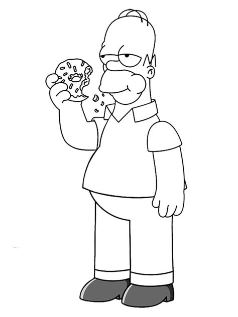 Los Simpson Para Dibujar Homero Simpson Es El Personaje Principal De La