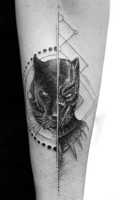 Black Panther Fine Line Tattoo © Tattoo Artist Balazs Bercsenyi 💓💓💓💓