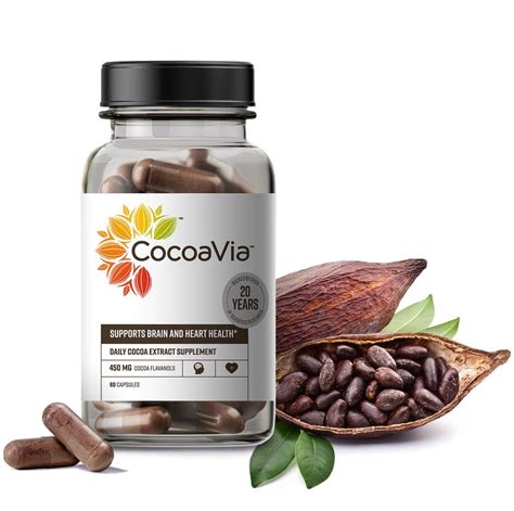 Buy Cocoavia Heart And Brain Supplement 30 Day 450 Mg Cocoa Flavanols
