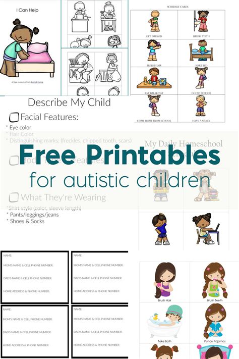 Free Printable Autism Worksheets Lexias Blog