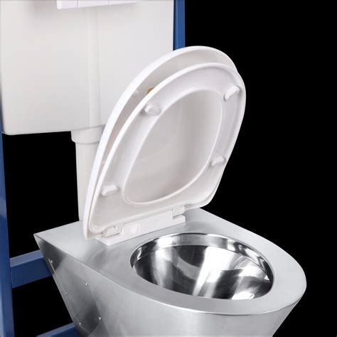 Supply Stainless Steel Wall Hung Toilet With Concealed Cistern